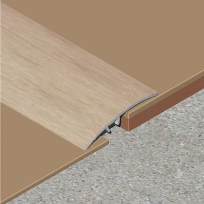 Trecere Lineco cu holzsuruburi ascunse din aluminiu folio 2700x39x10 mm