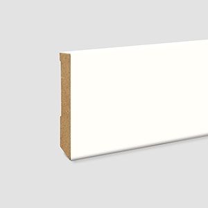 Plinta MDF Egger cubica 80x14 mm, 2,4 m, alba