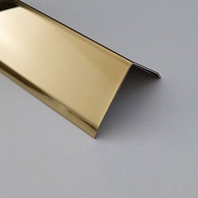 Cornier cu laturi tesite din inox  l=A=25mm