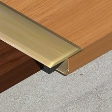 Profil T mediu din alama regala 2700x20x8mm