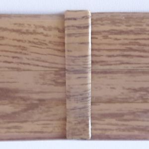 Set 4 buc. piese Lineco imbinare mijloc pentru plinta PVC culoare stejar miere