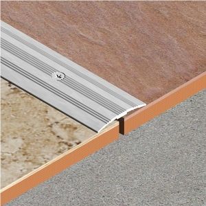 Trecere Prolux arcuita cu striatii din aluminiu eloxat 2700x31x3 mm