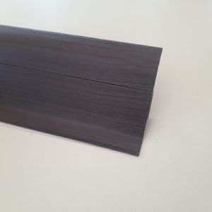 Plinta LINECO din PVC culoare wenge pentru parchet - 60 mm