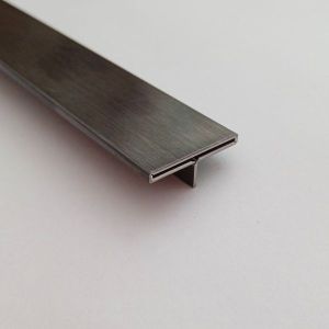 Bagheta despartitoare T, din inox, 15x5mm