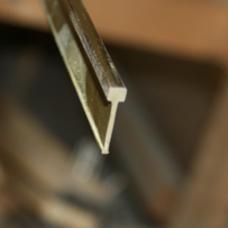 Profil I mini din alama regala 2700x5x22mm